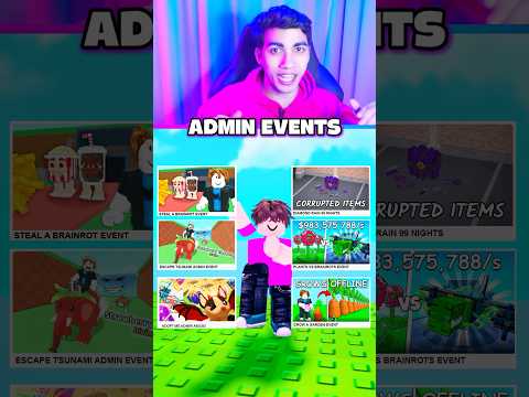 ALL ROBLOX ADMIN EVENTS TODAY ๐ฑ