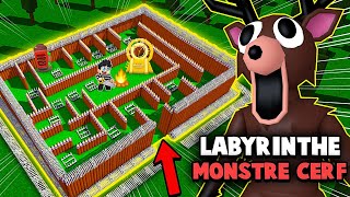 J’AI CONSTRUIT le PLUS GRAND LABYRINTHE du MONSTRE CERF dans 99 NUITS en Forêt !