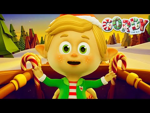 Greatest Sleigh Race | Gordy The Elf | Cartoons for Kids - Explore With Me!