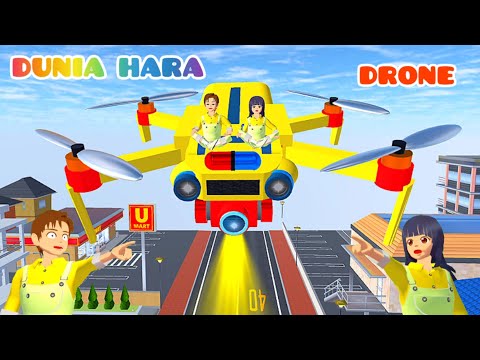 Yuta Cari bayi Raksasa Drone Raksasa 😱| Hara Celine Papa Palsu | Dunia Hara Sakura