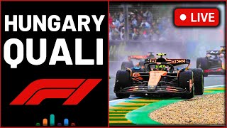 🔴F1 Live 2025 Hungarian GP Qualifying | Commentary + Live Timings | Formula 1 Watchalong