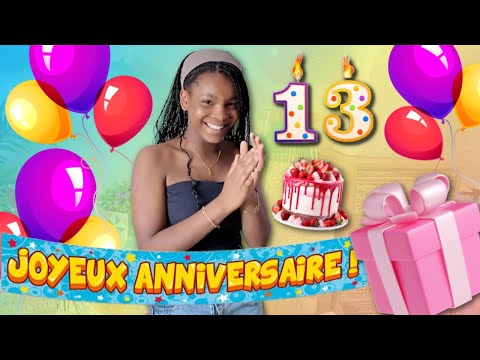 L'ANNIVERSAIRE DE MAELLIA 13 ANS Ouverture des cadeaux !
