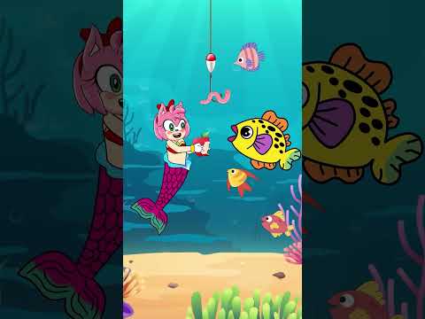 Top 3 Mermaid Baby Saved the Mother Fish | Funny Animation 🤣🤣🤣 #shorts #animation #story