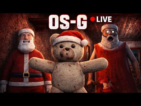 GRANNY CHRISTMAS ESCAPE 🎄💀 #christmas #Granny #Live #horror