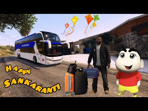 Shinchan Nenu Sankranthi ki Village Veltunnamu#gta #trending #youtubeshorts