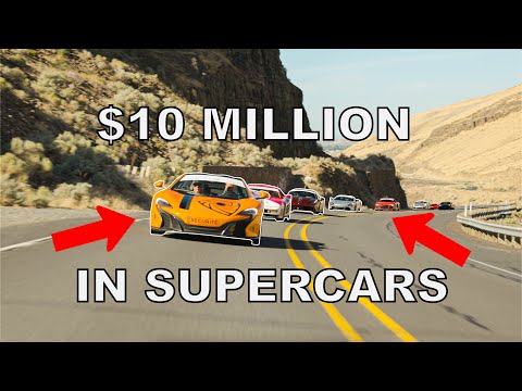 CANYON RUN IN SUPERCARS // RACE EXOTICS RALLY (Day 2)