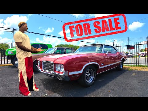 SELLING MY DREAM CAR 1972 CUTLASS VERT AND CUT MY DREADS OFF