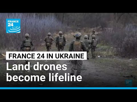 YouTube video thumbnail: Ukraine Turns to Land Drones to Survive the Drone-Saturated Frontline