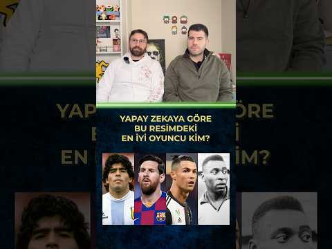 RONALDO MU MESSİ Mİ? ALEX Mİ HAGI Mİ? YAPAY ZEKA KARARINI VERDİ! #yapayzeka #futbol #shorts