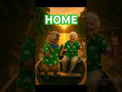 Capybara and Grandma’s Brazil Adventure — Cappy on the Way Home#capybara #funny  #trending