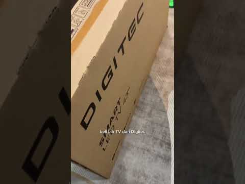 Semoga lehernya bisa lurus dengan adanya TV Digitec ini 😻 #Digitec # SmartTV #DigitecSmartTV #shorts