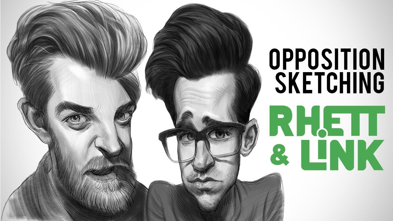 Rhett and Link - Opposition Sketching - Proko