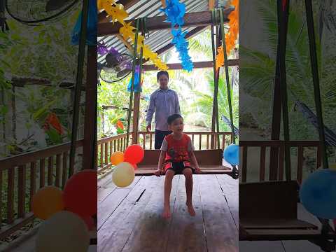 Ông Ngoại làm xích đu yuyeetj đỉnh cho Tín/ Tín ngộ tv #shorts