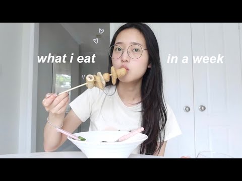 what i eat in a school week (korean food + realistic)