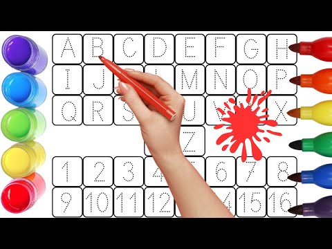 Learn the English Alphabet and Numbers for Kids | A to Z and 1 to 16 | Fun Learning for Toddlers