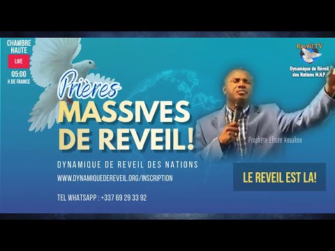 PRIERES MASSIVES DE REVEIL SPIRITUEL !!! - Prophète Elisée Kouakou  10-06-25