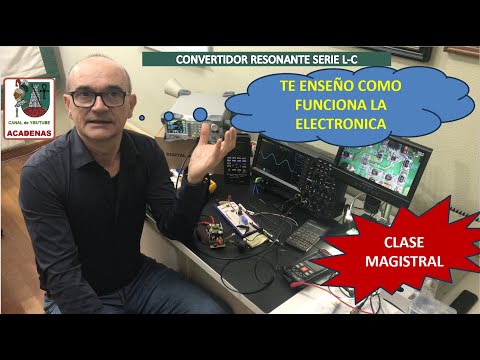 Como trabaja convertidor resonante serie LC. Masterclass