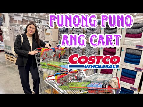 GROCERY SHOPPING SA COSTCO | PANLAGAY SA BALIKBAYAN BOX | PUNONG PUNO ANG CART