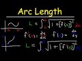 Functions and Arc Length Calculations
