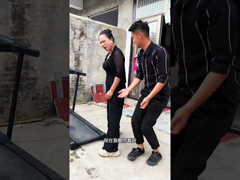 First Time on a Treadmill Gone Hilariously Wrong! 😂🏃‍♂️ #shortvideo