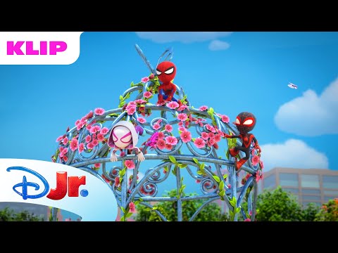 Sandman stjæler sommerfuglene | Spidey og hans fantastiske venner | Disney Junior Danmark