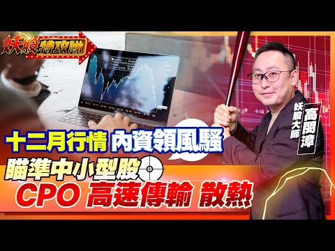 【妖股特攻隊】十二月行情 內資領風騷瞄準中小型股 CPO 高速傳輸 散熱 2024.11.25 妖股大師  高閔漳分析師