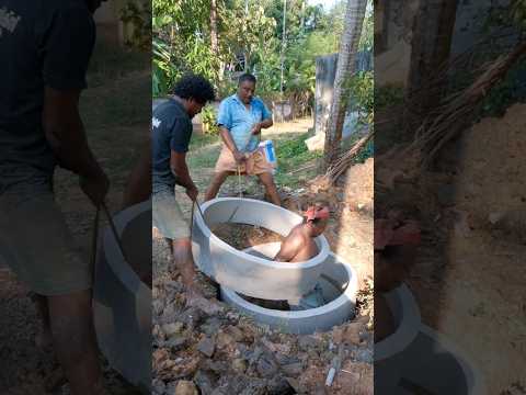 ഇങ്ങനെയാണ് കിണർ ഉണ്ടാക്കുന്നത്😱| Water Well Making #shorts #viral