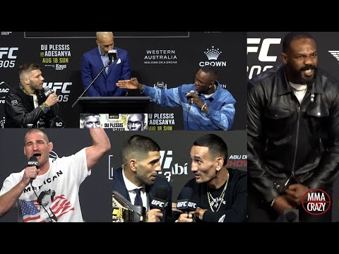 Best UFC Press Conference Highlights of 2024