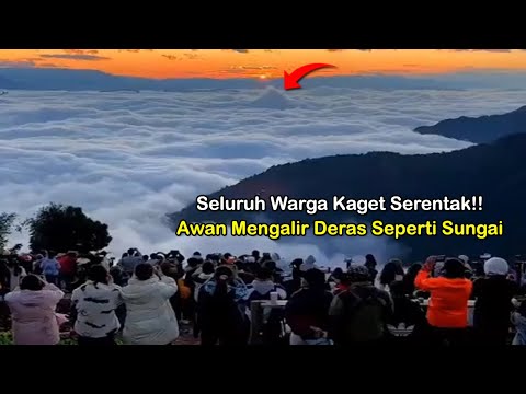 Warga Terkejut! Awan Tiba-Tiba Turun dan Mengalir Deras Seperti Sungai! Fenomena Alam