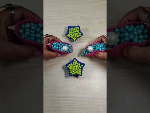 pouring beads#satisfying #shortsvideo ❤️😍🌈