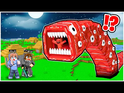 MONSTER TRAIN EATER MENYERANG DUNIA MINECRAFT!!