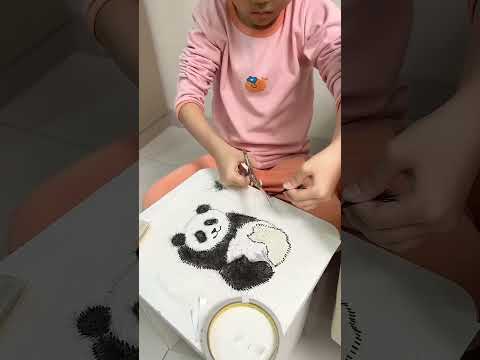 你那熊猫做得倒是挺漂亮的,但你有沒有想過爸爸的感受啊? #親子生活 #comedy #funny #搞笑