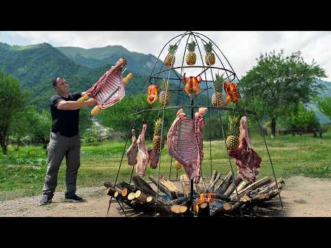 Grilling THE BEST Meat Using Brazilian Churrasco Method!