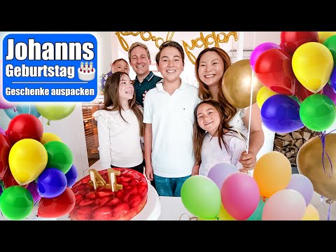 Johanns 14. Geburtstag 🎂 Emotionaler Tag! Geschenke auspacken & Kuchen backen! Mamiseelen