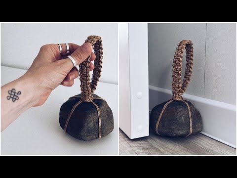 STONE DOORSTOP based on ZARA HOME / Tutorial Macrame