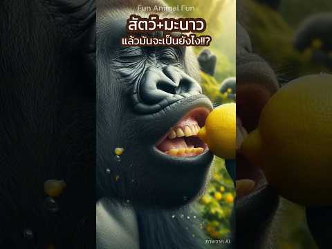 เมื่อน้องสัตว์ลองกินมะนาว แล้วมันจะเป็นยังไง!!? #funny #cute #animals