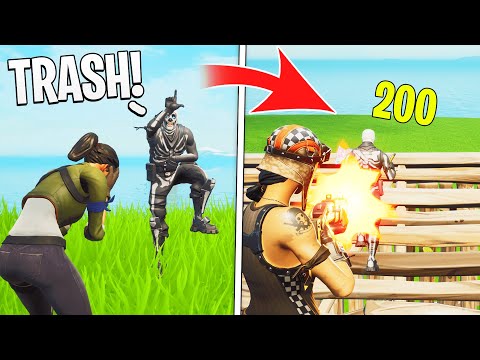 FAKE OG Makes fun of my No Skin, So I Use Renegade Raider and DESTROY him in 1v1...