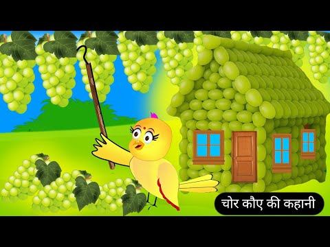 चोर कौए की कहानी | Tuni Chidiya Ka Ghar Kahani | Rano Chidiya Cartoon | Acha Acha Kahaniya