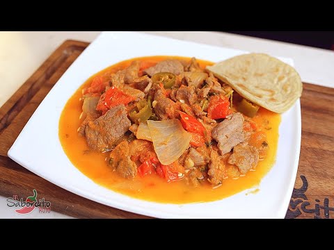 Bistec de Res a la Mexicana fácil y rico - "El Saborcito Rojo"