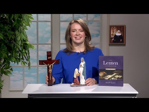 EWTN RELIGIOUS CATALOGUE - 2025-02-17 - CHERRY WOOD ADORATION CRUCIFIX