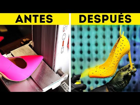 ¡Sonríe! Transformación inusual de zapatos simples👠