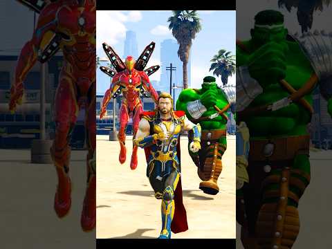 GTA V : kya demon doctor strange hulk ke friends ki jaan bacha payega 😱 |#ironman #gta5 #shorts
