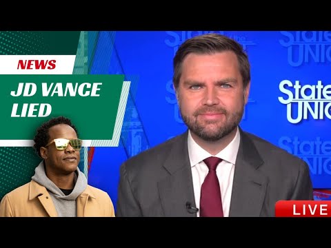 JD Vance Caught Lying About Haitians Eating Cats In Springfield, Ohio