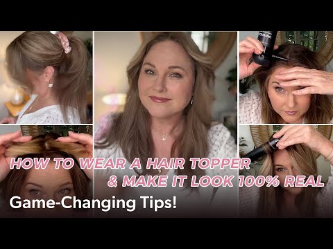 How to Wear a Hair Topper & Make It Look 100% REAL (Game-Changing Tips!) | UniWigs Upgrade Courtney
