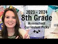 8th Grade Curriculum Overview