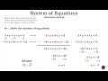 Solving Systems of Equations with Elimination Method