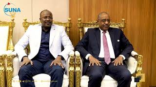 رئيس مجلس السيادة يلتقي وفد الاتحاد السوداني لكرة القدم