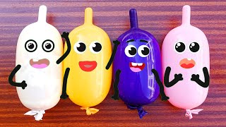 Making Slime With Funny Balloons Cute #Doodles #51 | RELAXING SATISFYING #SLIME