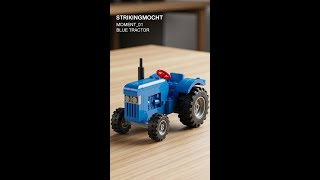 How to Build a LEGO Blue Tractor! 🚜 DIY Mini Tractor Tutorial #Shorts
