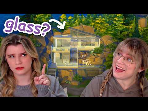 can we build an all GLASS house in the sims 4?